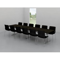 KONFERENCE BORD DYBDE  80 - 90 og 1100mm -  REKTANGULR - SJLEFOD/T-BEN