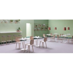 STYLUS SQ STEL H:73/FOD:45x45 - Max. bordplade : 1000 mm