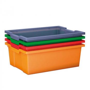 PLASTKASSER STOR 4 STK. 