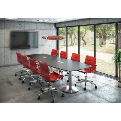 KONFERENCE BORD DYBDE  80 - 90 og 1100mm -  REKTANGULR - SJLEFOD/T-BEN