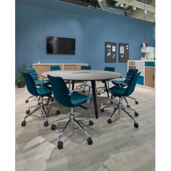 SPIDER MDEBORD RUND - Bordplade strrelse :100 - :200 cm