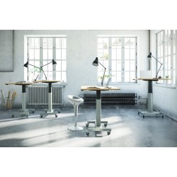 CONSET 501-19 HVE SNKE STEL MED H-FOD / SORT - SLV MED ELLER UDEN HJUL