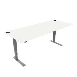 CONSET 501-37 HVE SNKE STEL MED JUSTERBAR BREDDE / SORT - HVID - SLV MED ELLER UDEN HJUL