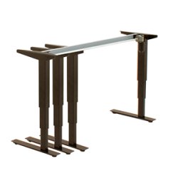 CONSET 501-37 HVE SNKE STEL MED JUSTERBAR BREDDE / SORT - HVID - SLV MED ELLER UDEN HJUL