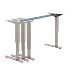 CONSET 501-37 HVE SNKE STEL MED JUSTERBAR BREDDE / SORT - HVID - SLV MED ELLER UDEN HJUL