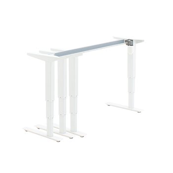 CONSET 501-37 HVE SNKE STEL MED JUSTERBAR BREDDE / SORT - HVID - SLV MED ELLER UDEN HJUL