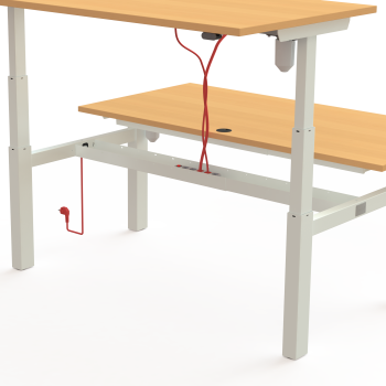 Universal cable tray conset hvid juster bar bredde nu kr. 75.- pr.stk. 