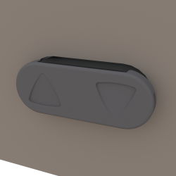 STORAGE HVE SNKE BORD - MED INDBYGGET OPBEVARING