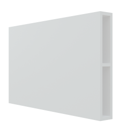 WALL SKJULT HVE SNKE BORD - MED INDBYGGET OPBEVARING