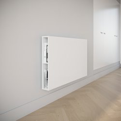 WALL SKJULT HVE SNKE BORD - MED INDBYGGET OPBEVARING