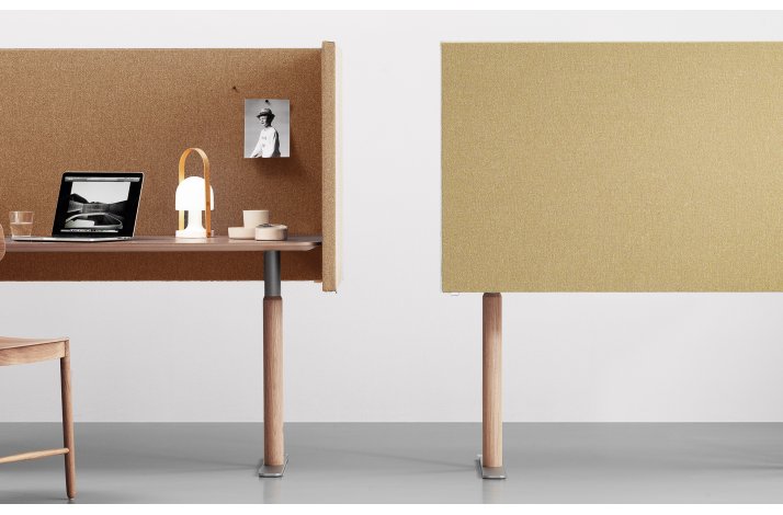 DEZIBEL BORDSKRM MED AFTAGELIGT BETRK / LIGE HJRNER