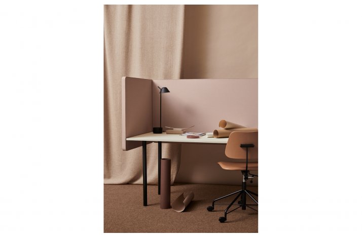 DEZIBEL BORDSKRM MED AFTAGELIGT BETRK / RUNDE HJRNER