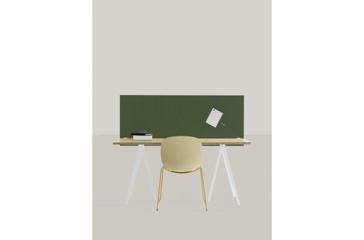 OPTIMA 40 BORDSKRM MED AFTAGELIGT BETRK / LIGE HJRNER