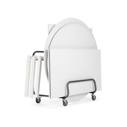 FAST - rundt  klap bord