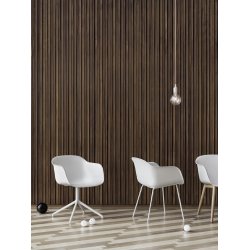 FIBER SIDE MED ARML�N / SWIVEL BASE MED HJUL