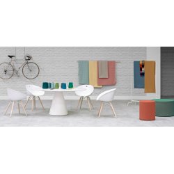 IKON STEL H:71/FOD :55 - Max. bordplade : 180 / 160x160 cm