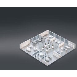 HUB BORDE REKTANGULR SORT