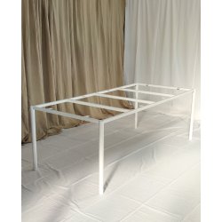 BORDSTEL MED RUNDE BEN 205 x 95 cm. nu kr. 500.- Normal kr.  4.500.- 
