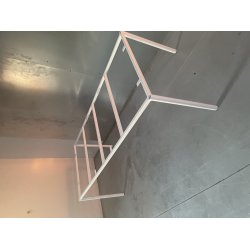 BORDSTEL MED RUNDE BEN 205 x 95 cm. nu kr. 500.- Normal kr.  4.500.- 