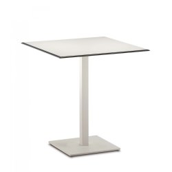 INOX SQUARE STEL H:73/FOD:40X40 - Max. bordplade : 1000 mm / B+D: 900 mm