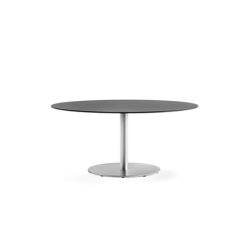 INOX ELLIPTICAL H:40/FOD:60X40 - Max. bordplade 120x80 cm