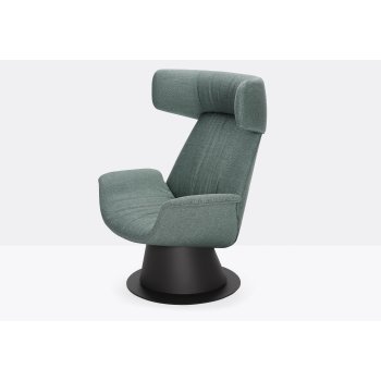 ILA LOUNGESTOL MED RUND DREJEFOD - FLERE FARVER