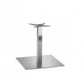 INOX XXXL STEL H:73/FOD:74X74 - Max. bordplade : 180 / 140x140c cm