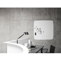 FLOW WALL - GLASTAVLE MED AFRUNDEDE HJRNER I 24 FARVER