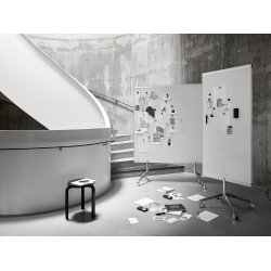 M3 MOBILE - DOBBELTSIDET WHITEBOARD P POLERET STATIV
