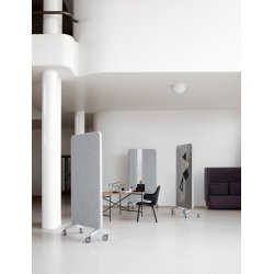 MOOD FABRIC MOBILE - GLASTAVLE MED LYDABSORBERENDE STOFBAGSIDE