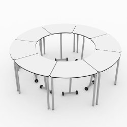 ELEVBORD BIG MED FOLDBAR BORDPLADE OG HJUL