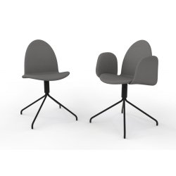 FUMAC 48 STOL MED SWIVEL - FULD POLSTRET