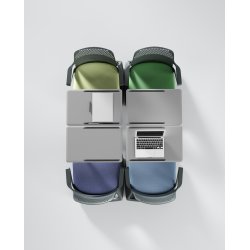 ROVER STOL MED SKRIVEPLADE OG OPBEVARING