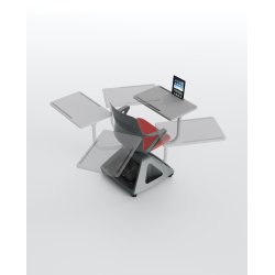 ROVER STOL MED SKRIVEPLADE OG OPBEVARING