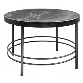 MIDNIGHT LOUNGEBORD MED MARMOR BORDPLADE