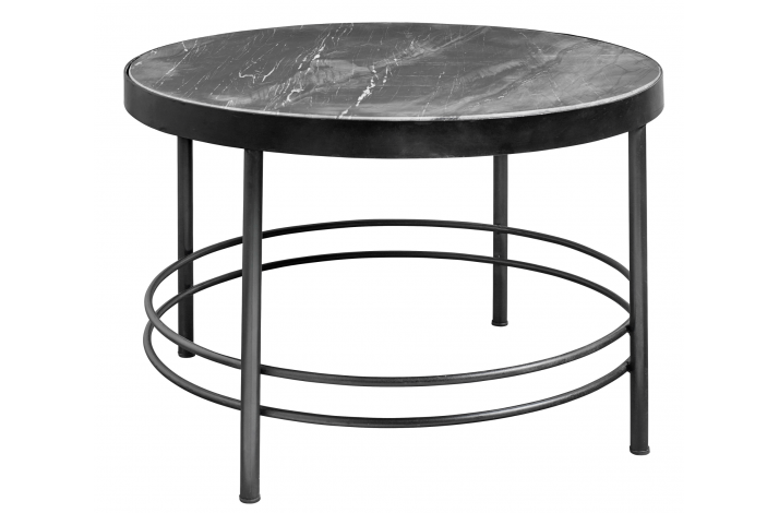 MIDNIGHT LOUNGEBORD MED MARMOR BORDPLADE