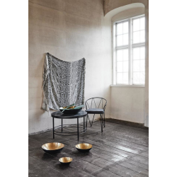 MIDNIGHT LOUNGEBORD MED MARMOR BORDPLADE