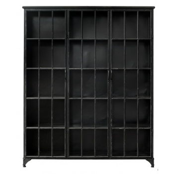 DOWNTOWN VITRINESKAB I JERN - 180x150