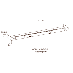 FIELL� - H�VE S�NKEBORD - Borde med paneler og afsk�rmning