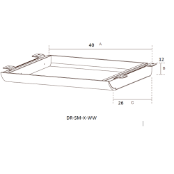 FIELL� - H�VE S�NKEBORD - Borde med paneler og afsk�rmning