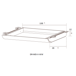 FIELL� - H�VE S�NKEBORD - Borde med paneler og afsk�rmning