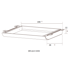 FIELL� - H�VE S�NKEBORD - Borde med paneler og afsk�rmning