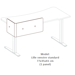 FIELL� - H�VE S�NKEBORD - Borde med paneler og afsk�rmning