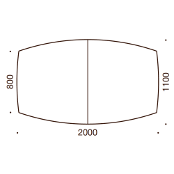 KONFERENCEBORD MED UDTRK -  TNDEFORMET - SJLE/T-FOD