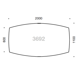 CUBE DESIGN KONFERENCE BORD H720mm -  TNDEFORMET - BDFORMET SJLE/T-BEN