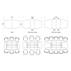 KONFERENCEBORD MED UDTRK -  TNDEFORMET - SJLE/T-FOD