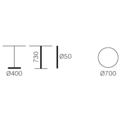 INOX STEL MED MARMOR BORDPLADE - Bordplade strrelse :60 - :70 cm / 60x60 cm