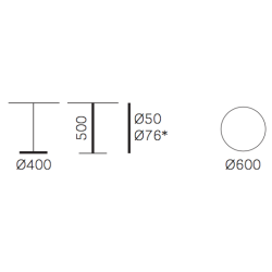 LOUNGEBORD MED MARMOR - FLERE FARVER
