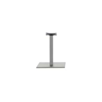 INOX SQUARE STEL H:50/FOD:40X40 - Max. bordplade : 1000 mm / B+D: 900 mm