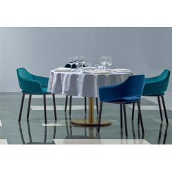 INOX XL STEL H:73/FOD :60 - Max. bordplade : 1300 mm / B+D: 900 mm